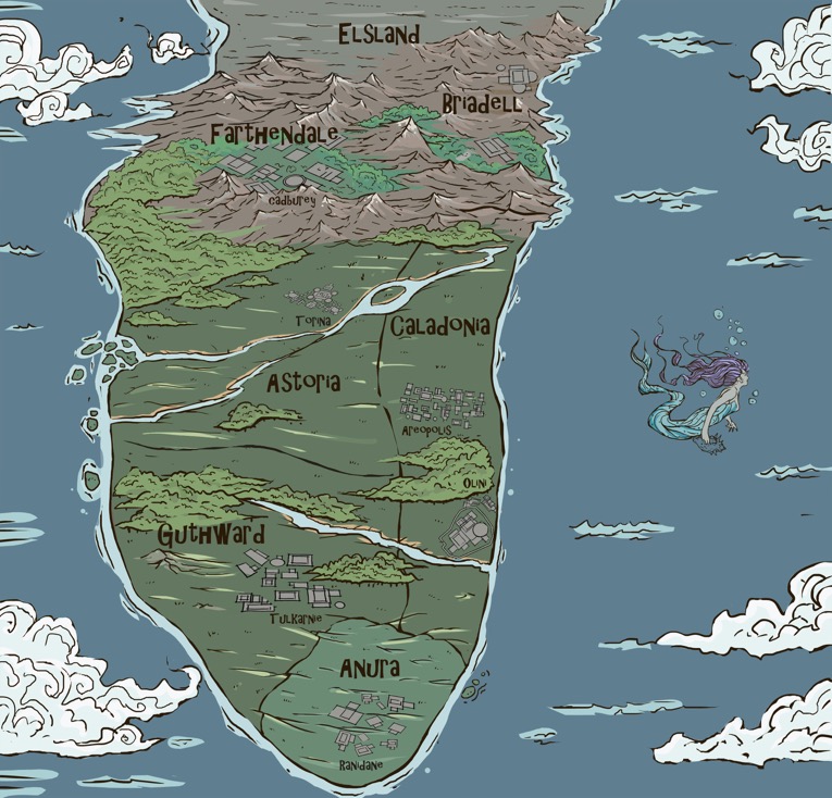 Entwined Tales Map - Colour